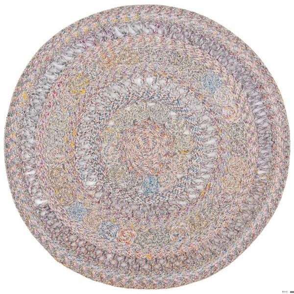 Safavieh 4 x 4 ft. Cape Cod Round Area Rug, Pink & Blue CAP222R-4R - main